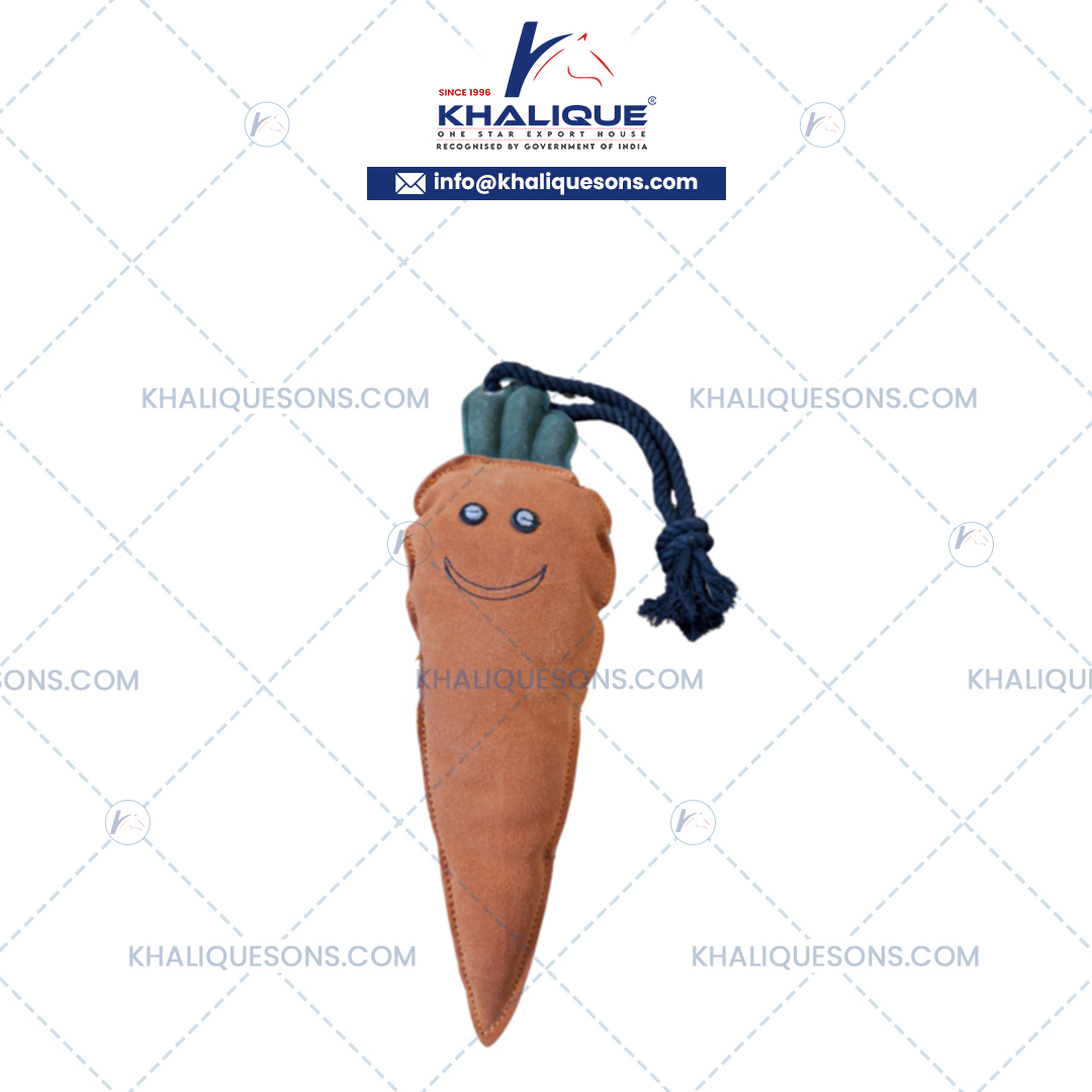 Suede Leather Carrot For Dog