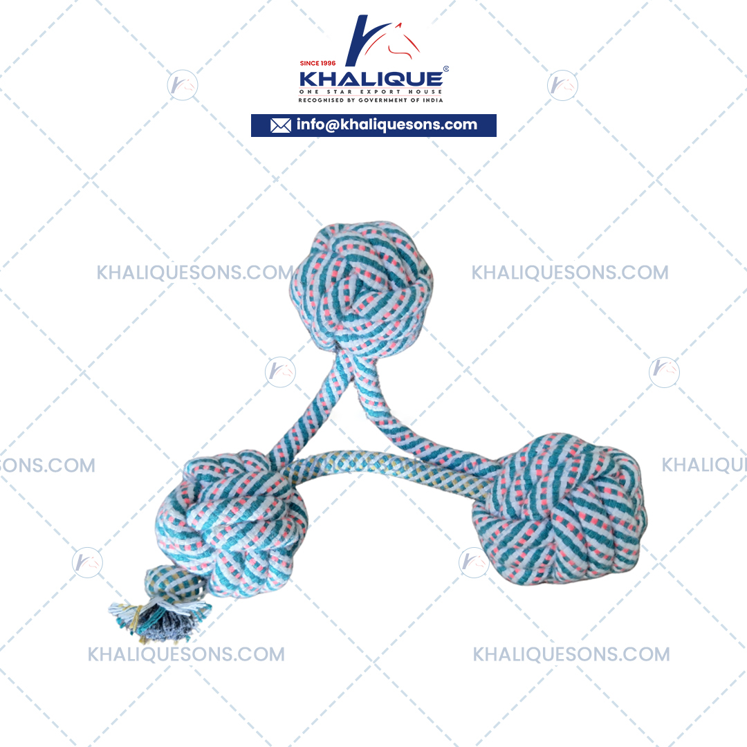 Tug Knotted Multiple Rope Balls For Dog