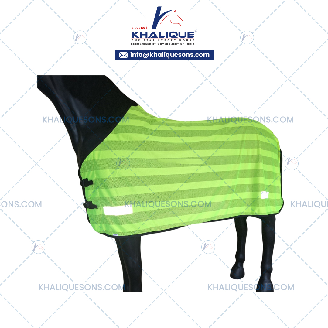 Horse Strap Mesh Fly Rug with Reflector