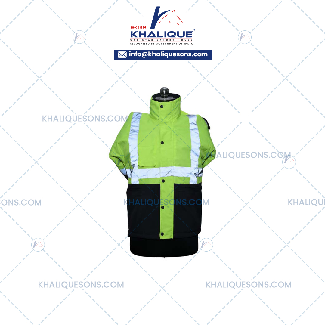 Winter reflective work jacket