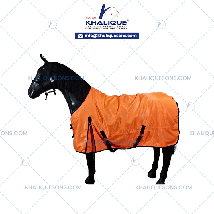 Horse Reflective Rug with Mesh