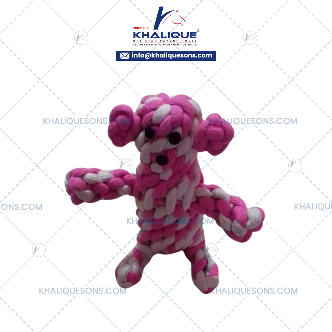 Crochet Teddy Bear Toy For Dog