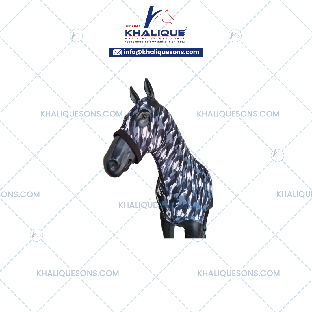 Horse Lycra Printed Horse Hood