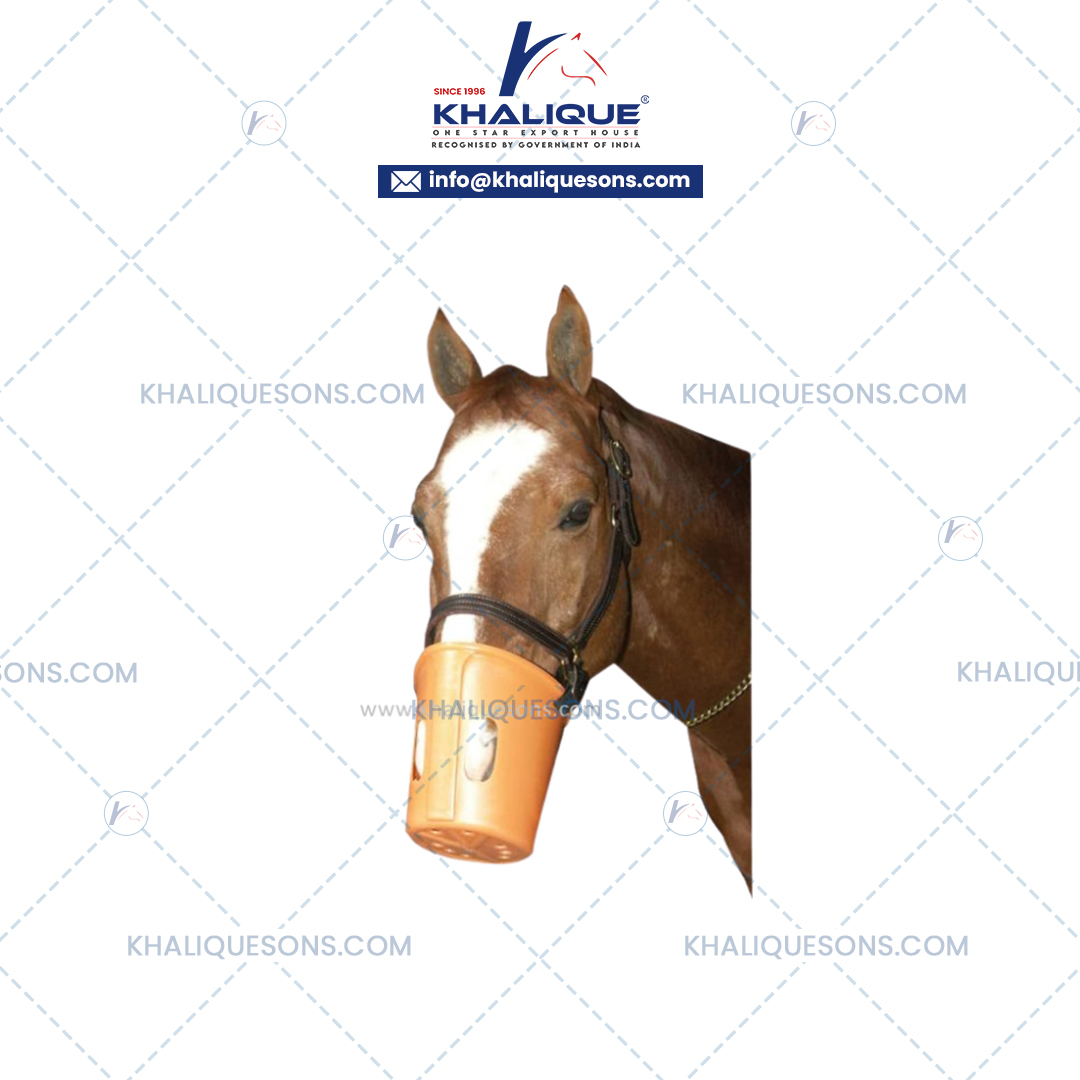 Horse Plastic Muzzle with Nose Piece