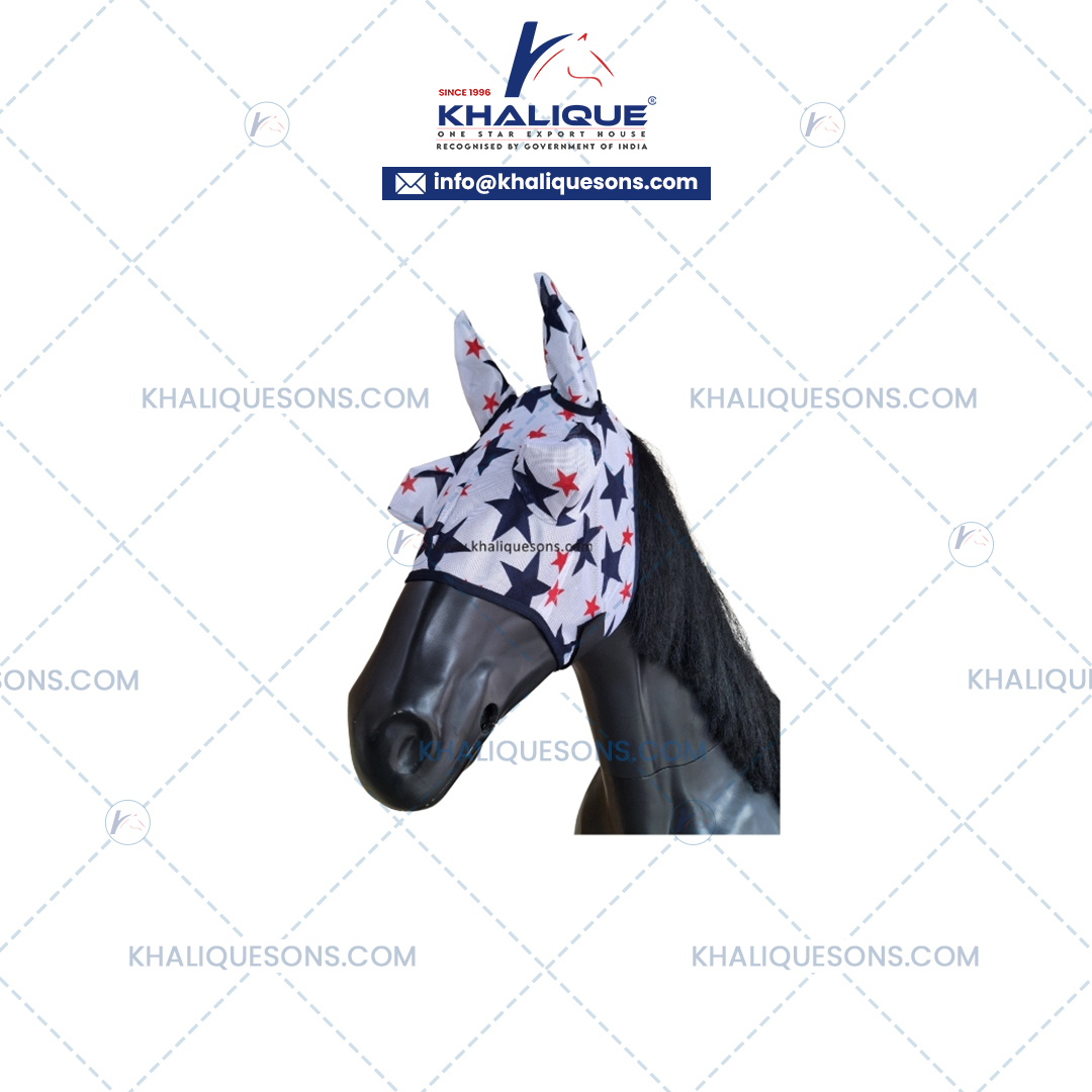 Horse Star Mesh Fly Mask