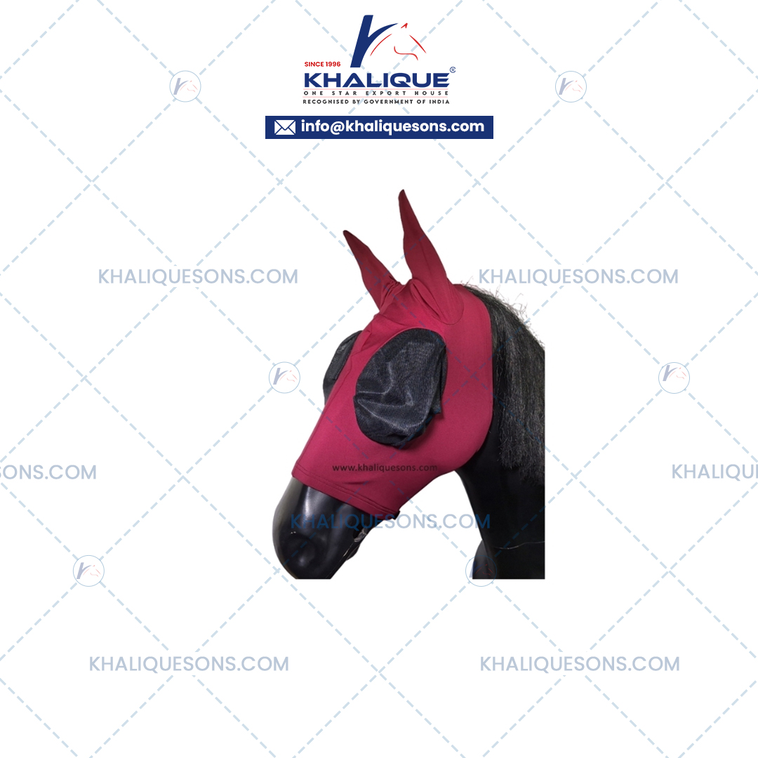 Horse Red Lycra Fly Mask