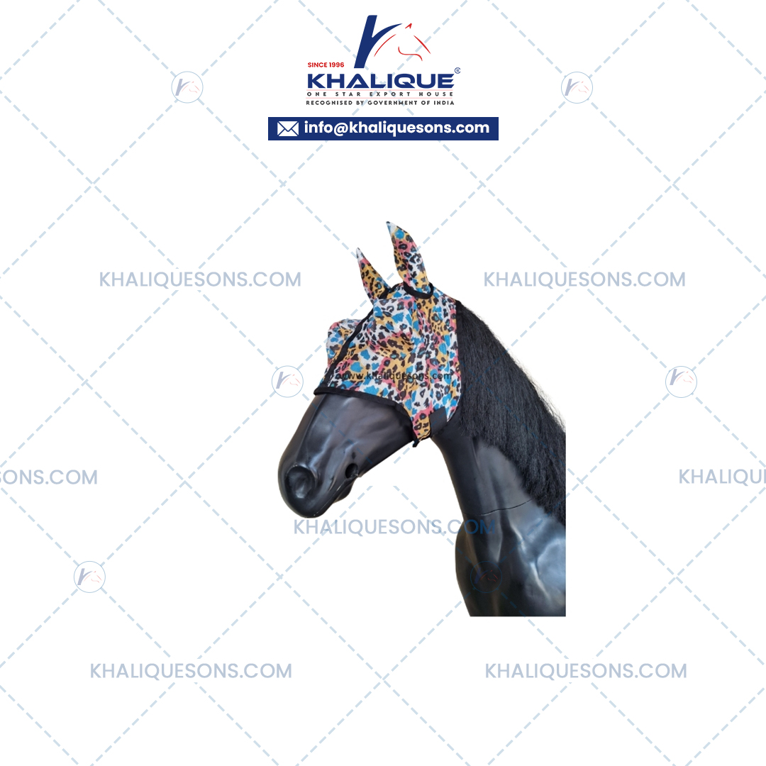 Horse Multicolor Mesh Fly Mask